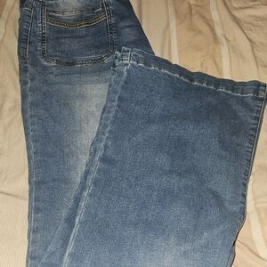 Women's Blue Flare & Wide Leg Jeans